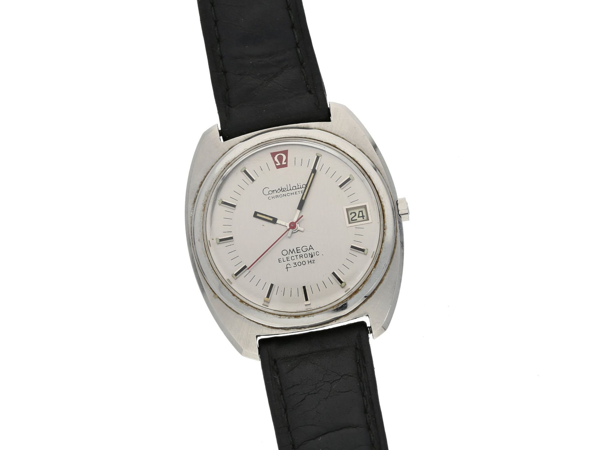 Armbanduhr: vintage Omega Constellation Electronic, zertifiziertes Chronometer mit Stahlgehäuse