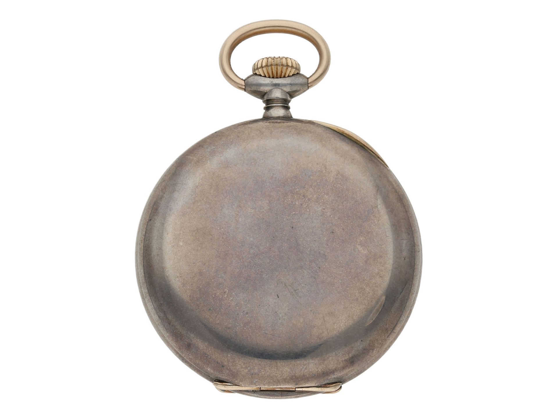 Taschenuhr: exquisite Genfer Schuluhr, Ecole D' Horlogerie Geneve No.717, Ankerchronometer, um 1 - Image 5 of 5