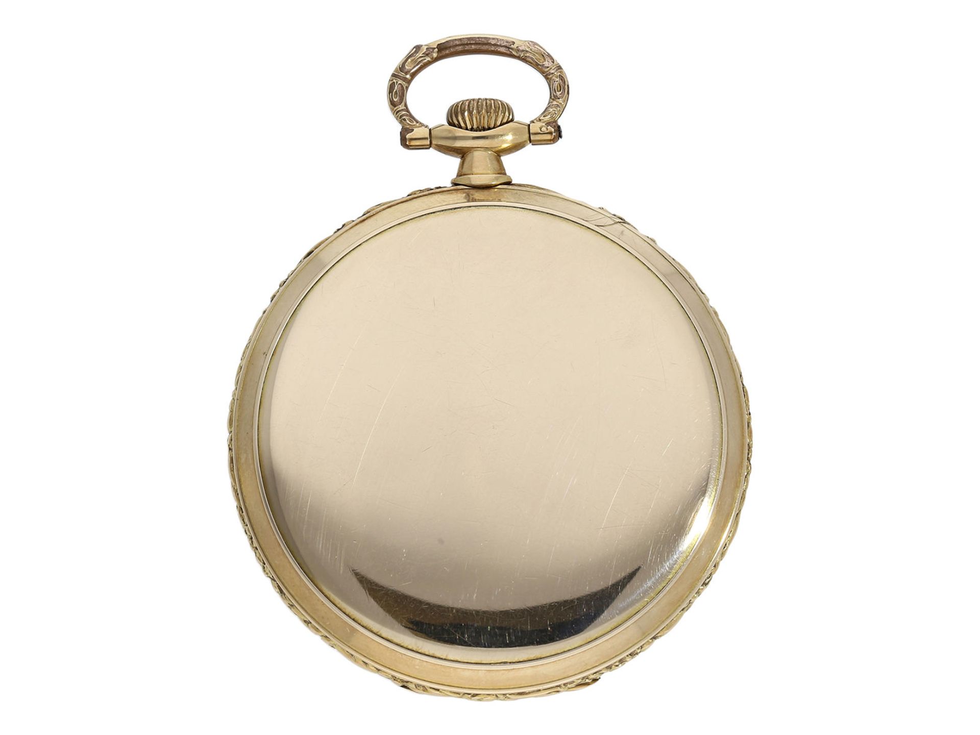 Pocket watch: attractive Longines dress watch with Breguet dial, Art déco - Image 3 of 4