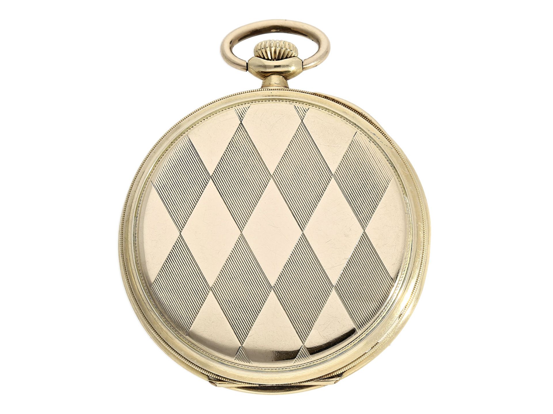 Pocket watch: elegant Art déco Lepine by IWC Schaffhausen, ca. 1926 - Image 6 of 6