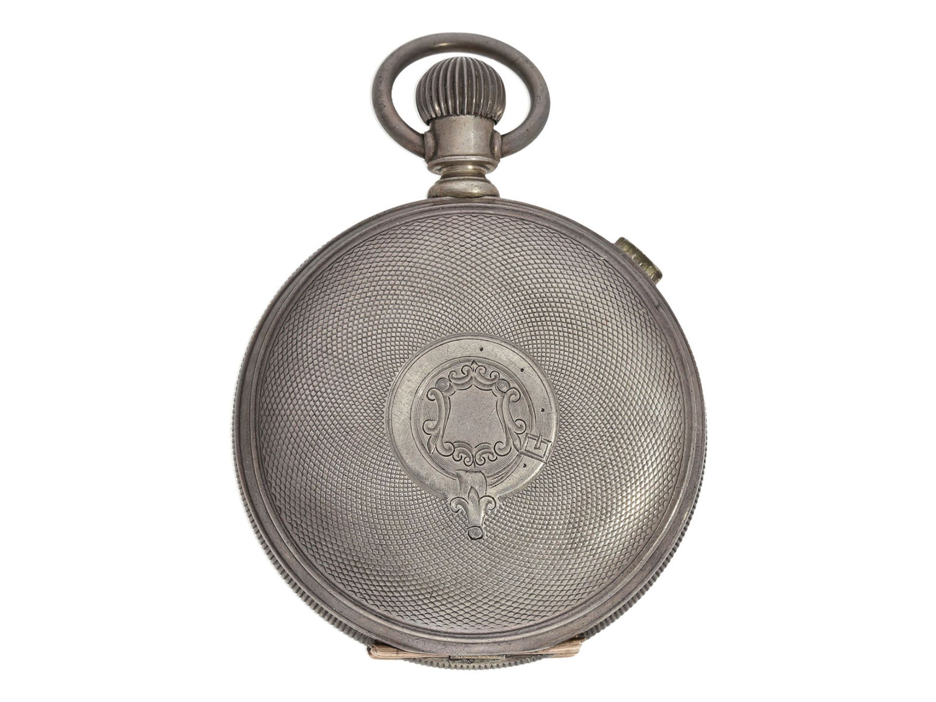 Pocket watch: rare early American pocket watch with chronograph, Waltham, ca. 1886 - Bild 7 aus 7