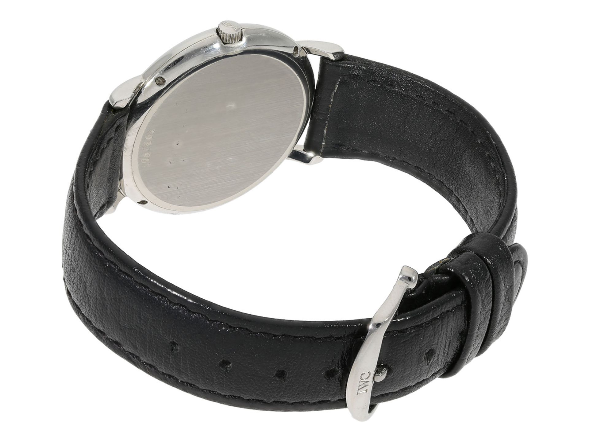 Armbanduhr: elegante Herrenuhr/Damenuhr, IWC Portofino Quartz, Ref.333107, mit Originalbox und O - Bild 3 aus 3