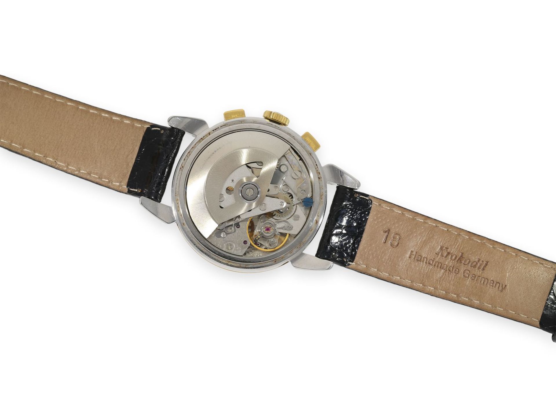 Armbanduhr: neuwertiger astronomischer Chronograph, Chronoswiss "Alfred Rochat & Fils" Ref.77890 - Bild 3 aus 4