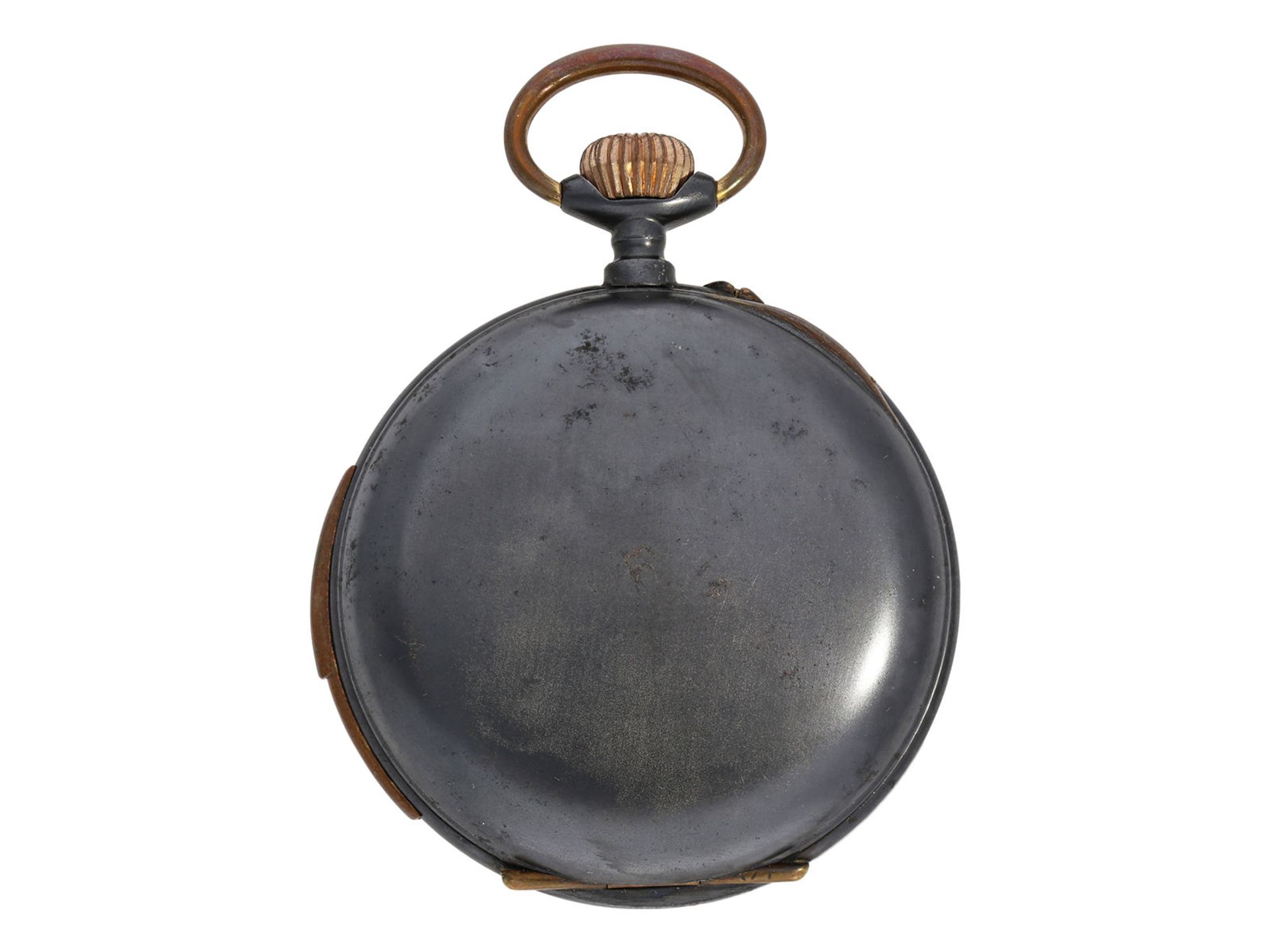 Pocket watch: large iron pocket watch repeater, ca. 1900 - Bild 5 aus 5