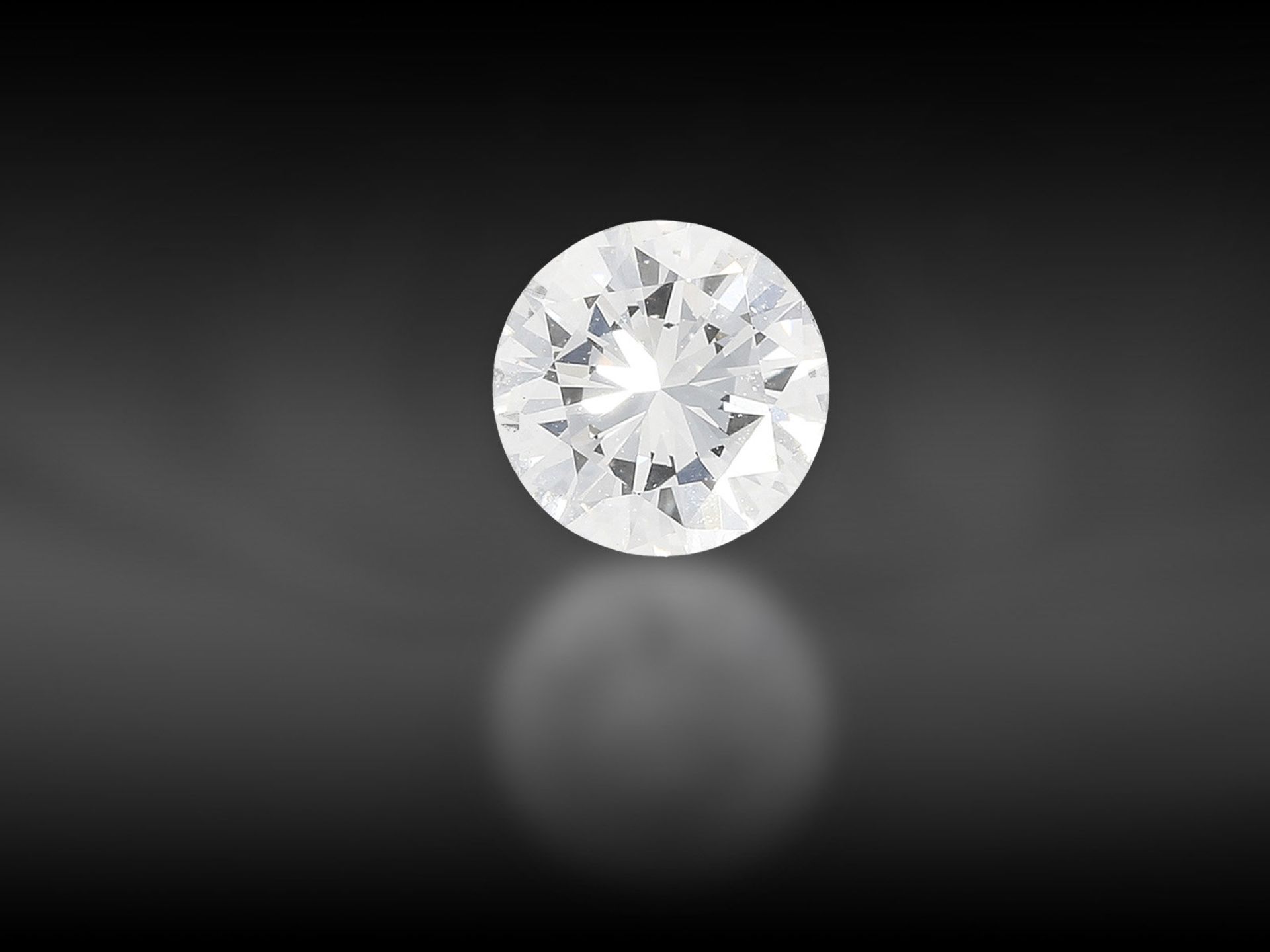 Brillant: Brillant von sehr schöner Qualität, ca. 0,29ct, aus der Geschäftsauflösung von Hofjuwelier