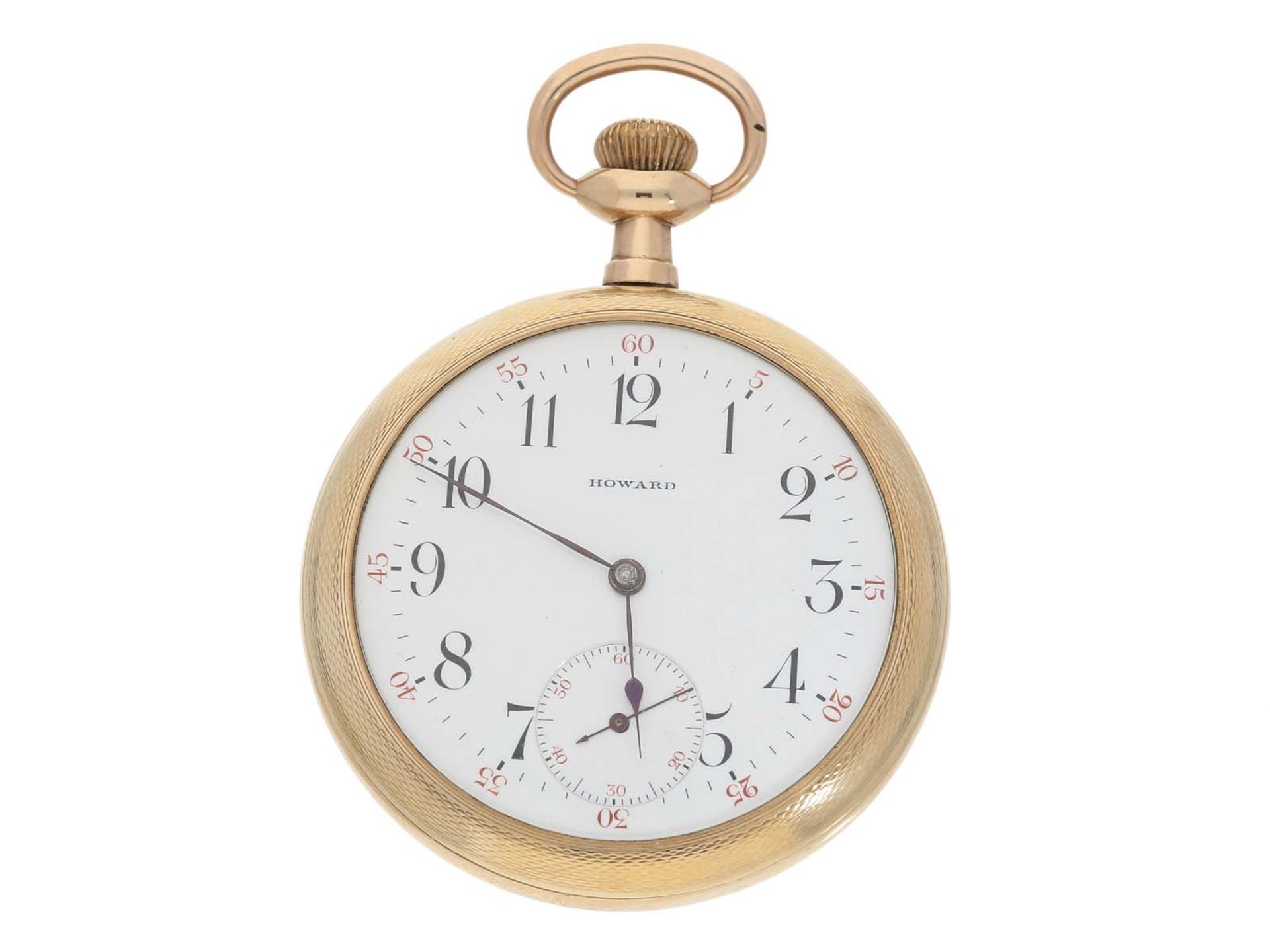 Taschenuhr: feine amerikanische Herrenuhr, Howard Boston, 1909