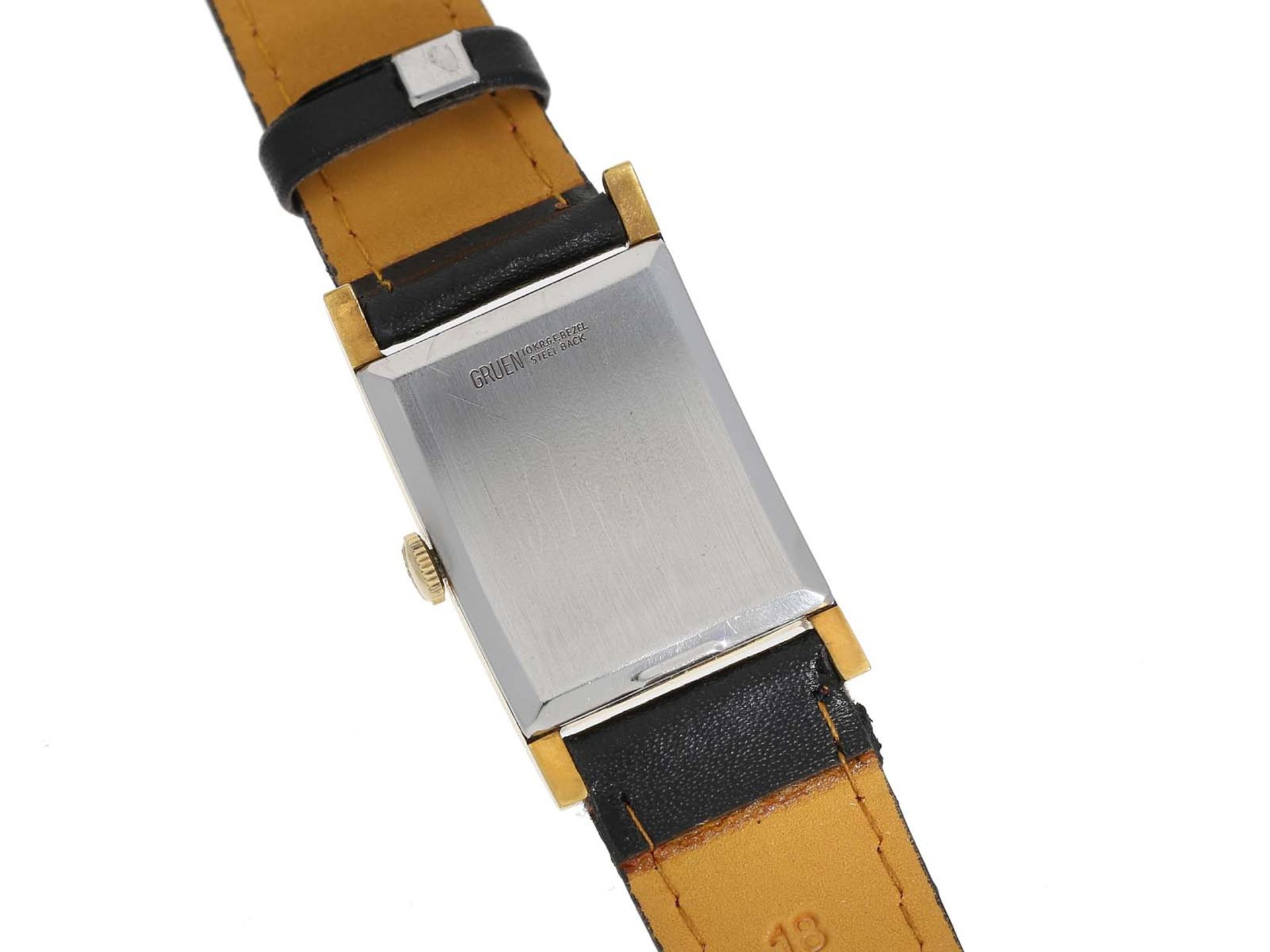 Armbanduhr: Herrenuhr um 1950, Gruen Very Thin Precision, Referenz 435/750 - Bild 2 aus 2