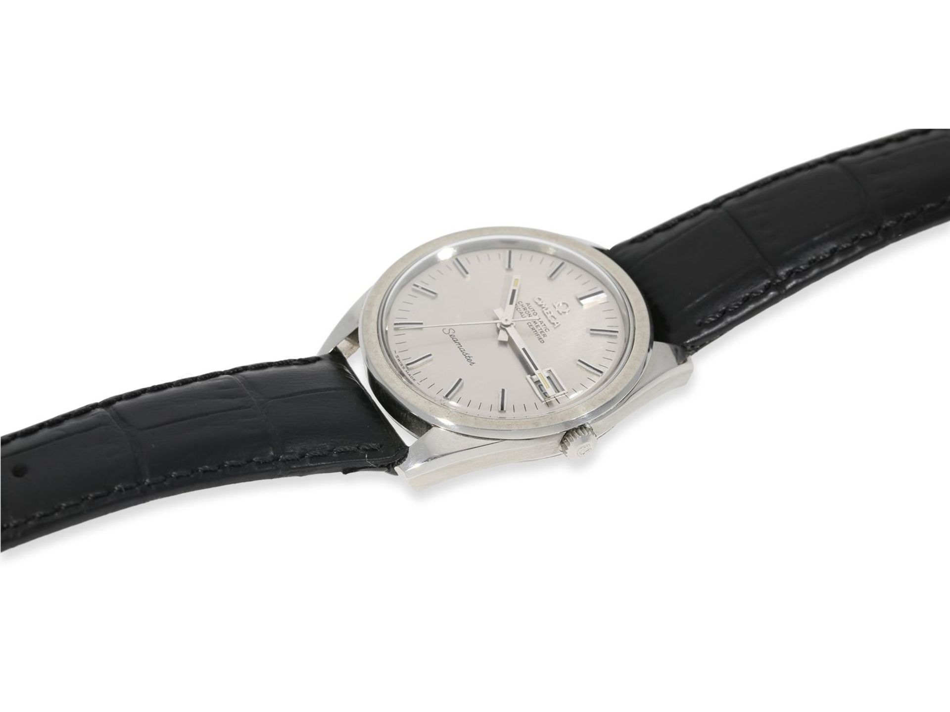 Armbanduhr: großes Omega Constellation-Chronometer 36,5mm, Ref.168022, ca.1966/1967, mit Zertifikat, - Bild 5 aus 5