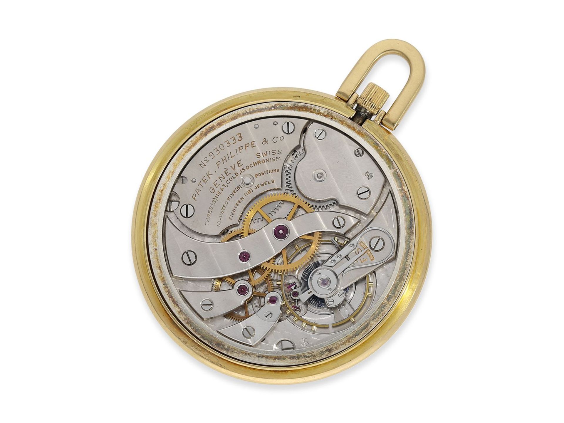 Taschenuhr: extrem seltene Patek Philippe Frackuhr in der Qualität Ankerchronometer "Extra", Genf - Image 2 of 5