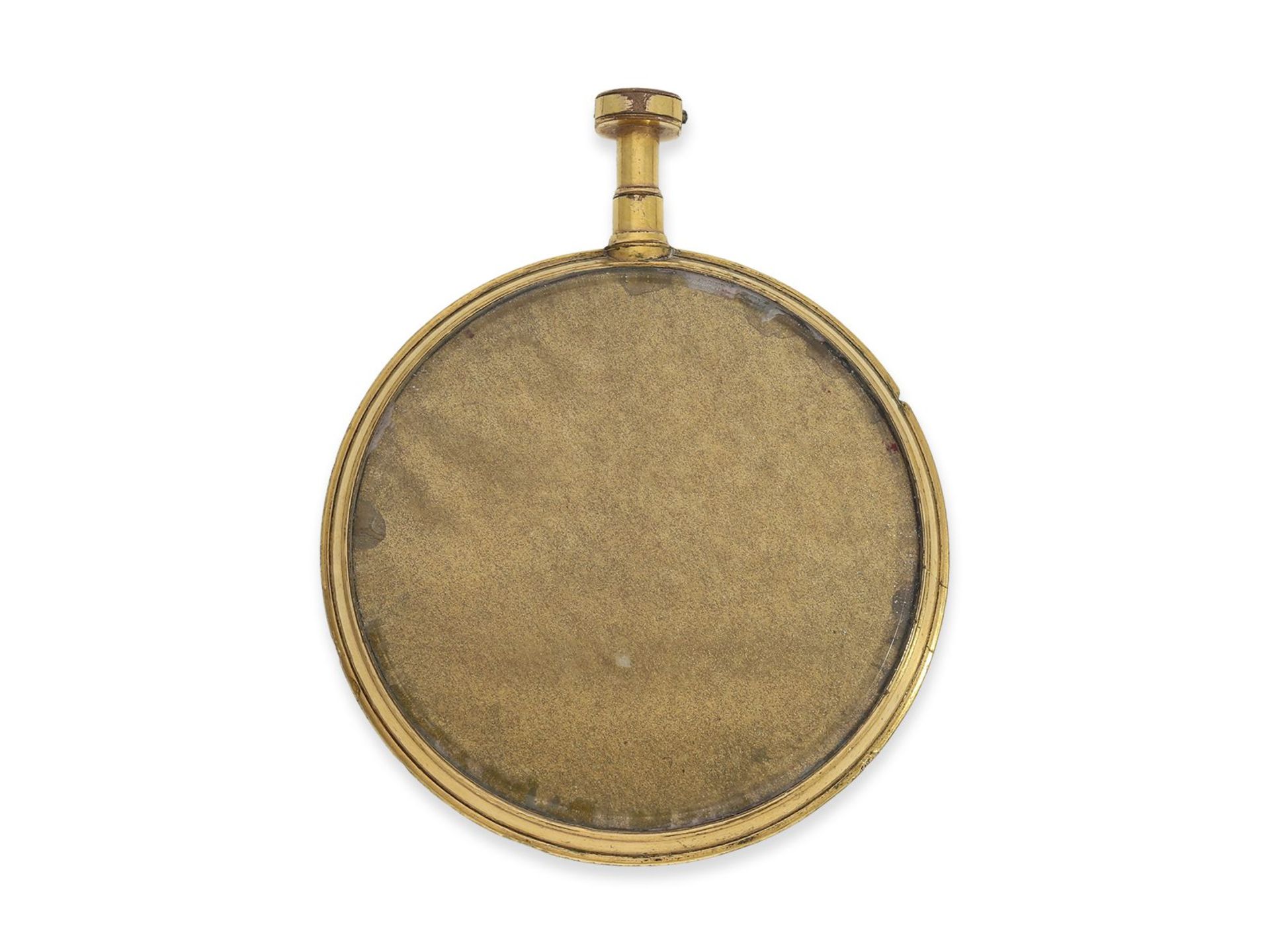 Taschenuhr: sehr seltene Taschen-Sonnenuhr mit Kompass, sog. "Sun-Dial", vermutlich um 1780, Ca. - Image 2 of 2