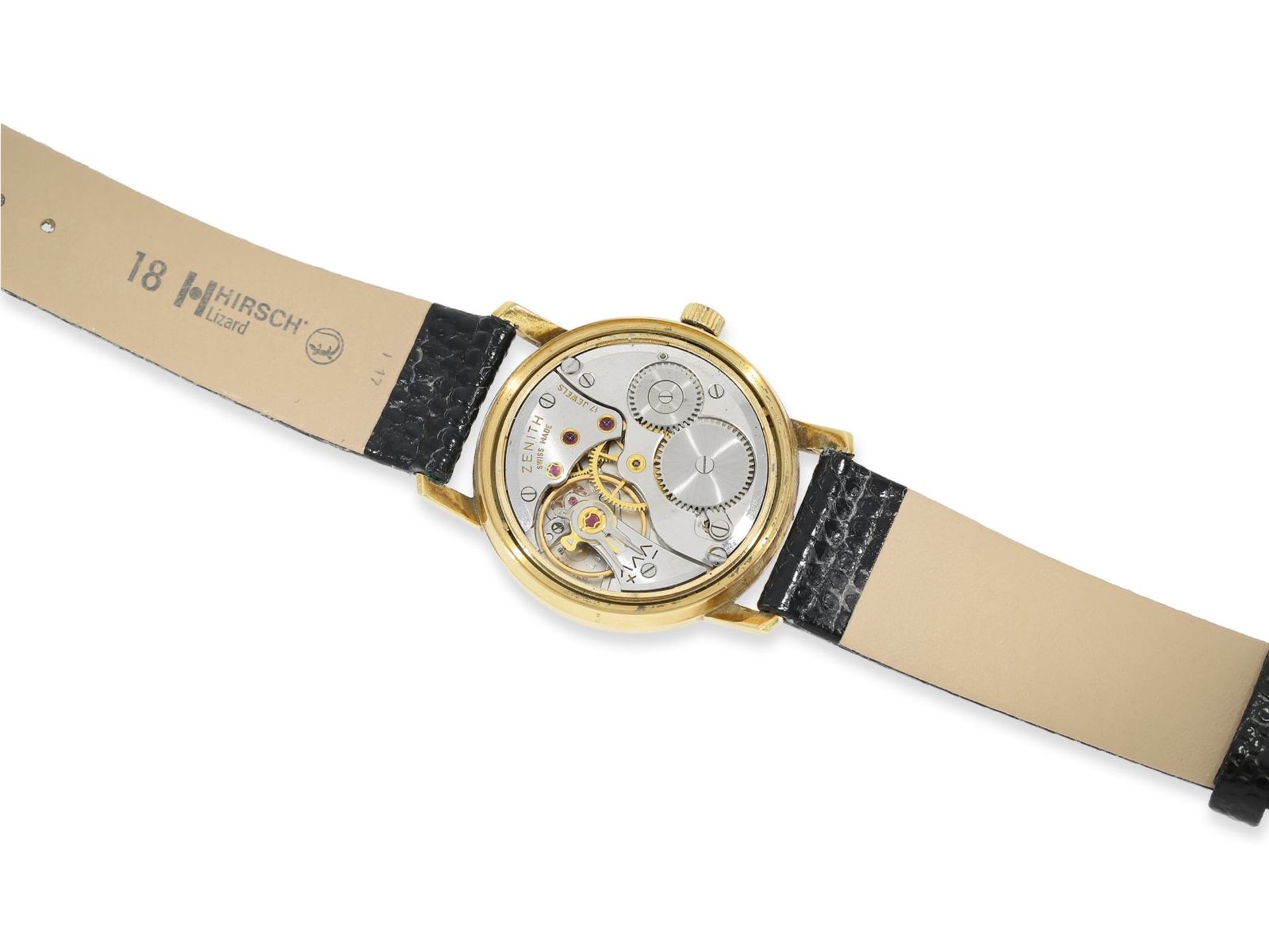 Armbanduhr: seltenes Zenith Chronometer Zenith 40T mit Originalpapieren, Originalbox und - Image 4 of 7
