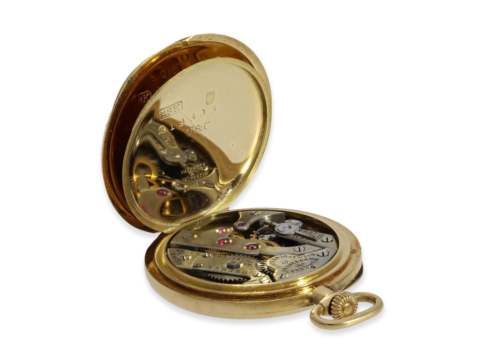 Taschenuhr/Anhängeuhr: hochfeine Vacheron & Constantin Damenuhr, angefertigt für Bigelow Kennard & - Image 4 of 5