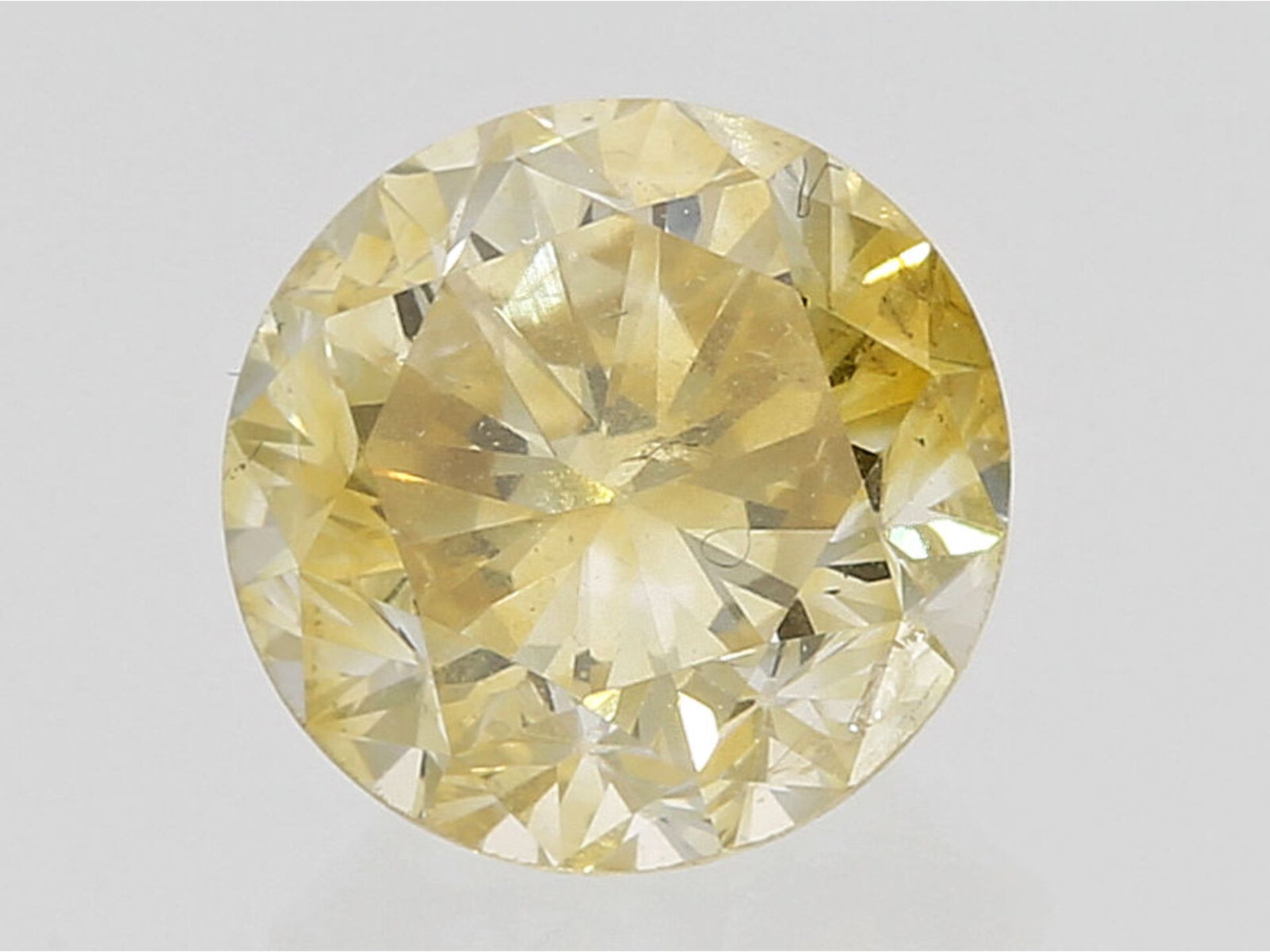 Brillant: Fancy Brillant von 0,72ct, Fancy Intense 'Canary' Yellow, Natural Color, inklusive HRD Rep