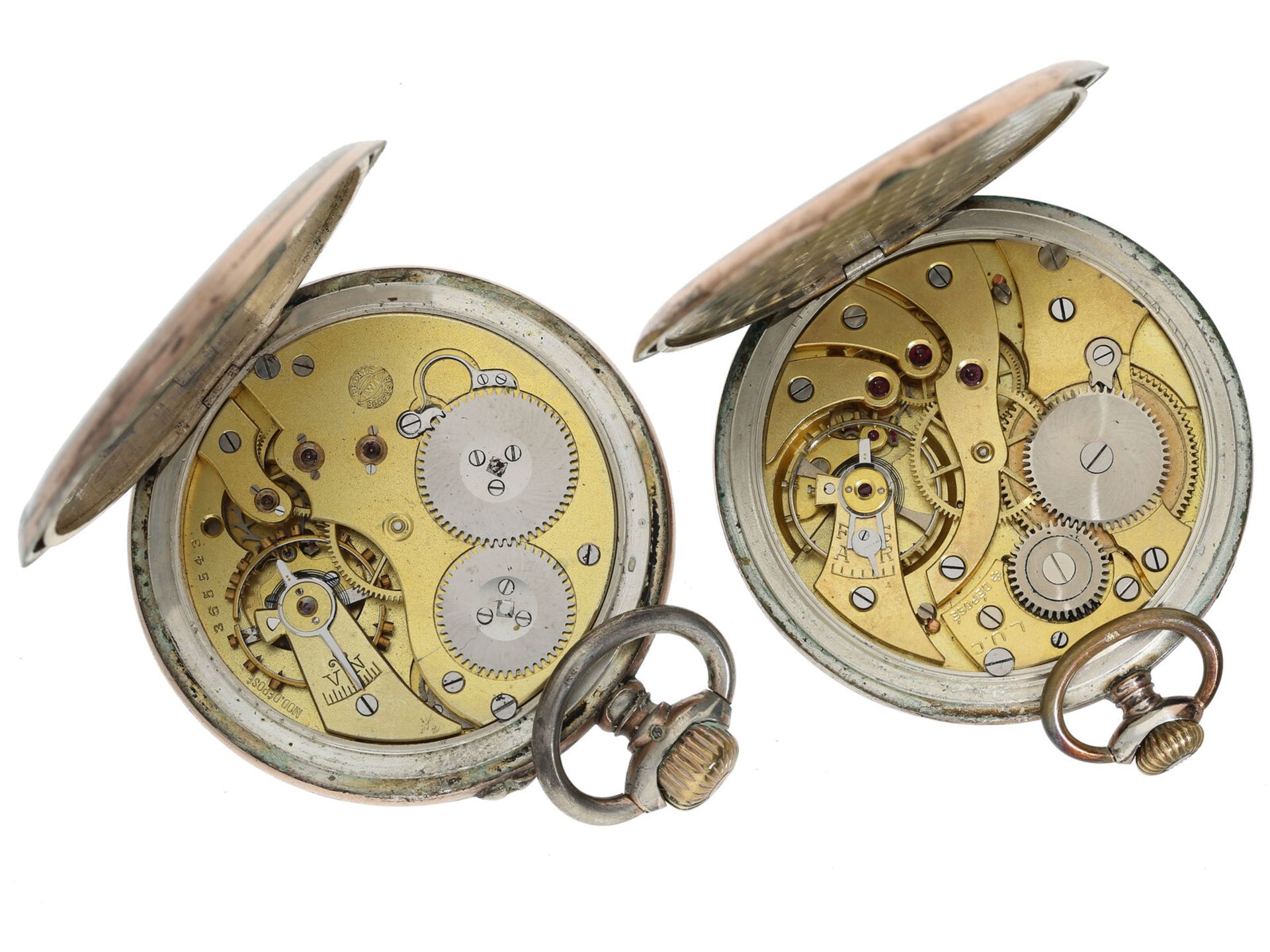 Taschenuhr: 2 Taschenuhren von IWC und Chopard, ca. 1900-1920 - Image 3 of 3