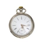 Taschenuhr: Herrentaschenuhr, um 1890, Chronometer, mit Originalbox