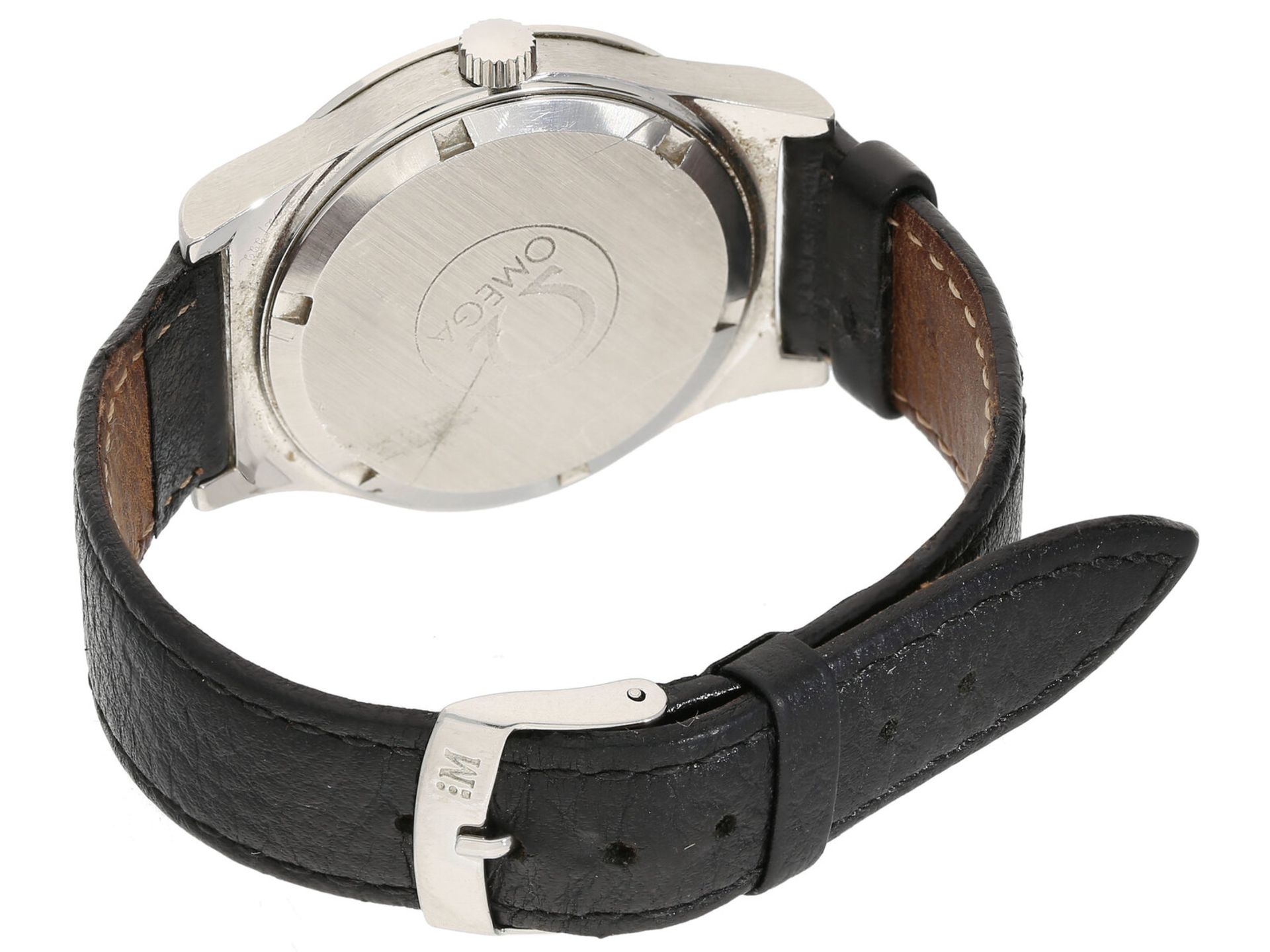 Armbanduhr: große vintage Omega Herrenuhr in Stahl, Referenz 136.0102, ca. 1975 - Image 2 of 2