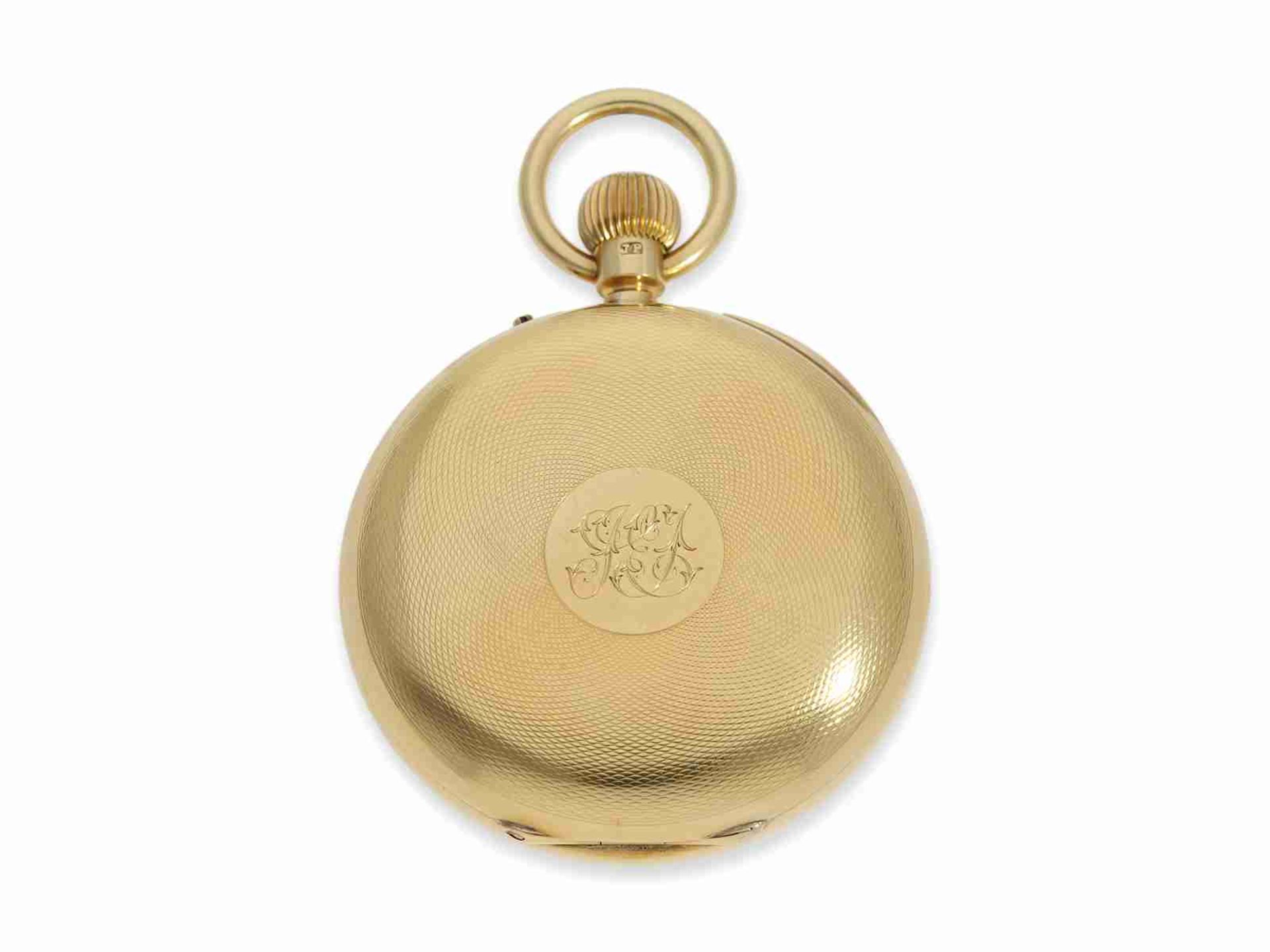 Taschenuhr: exquisite englische Präzisionstaschenuhr, Chronometermacher der Admiralität Usher & Cole - Bild 5 aus 5