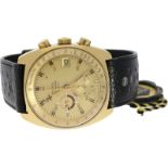 Armbanduhr: Omega-Rarität, einer der seltensten Seamaster Chronographen, Ref. 176.007 in massiv 18K