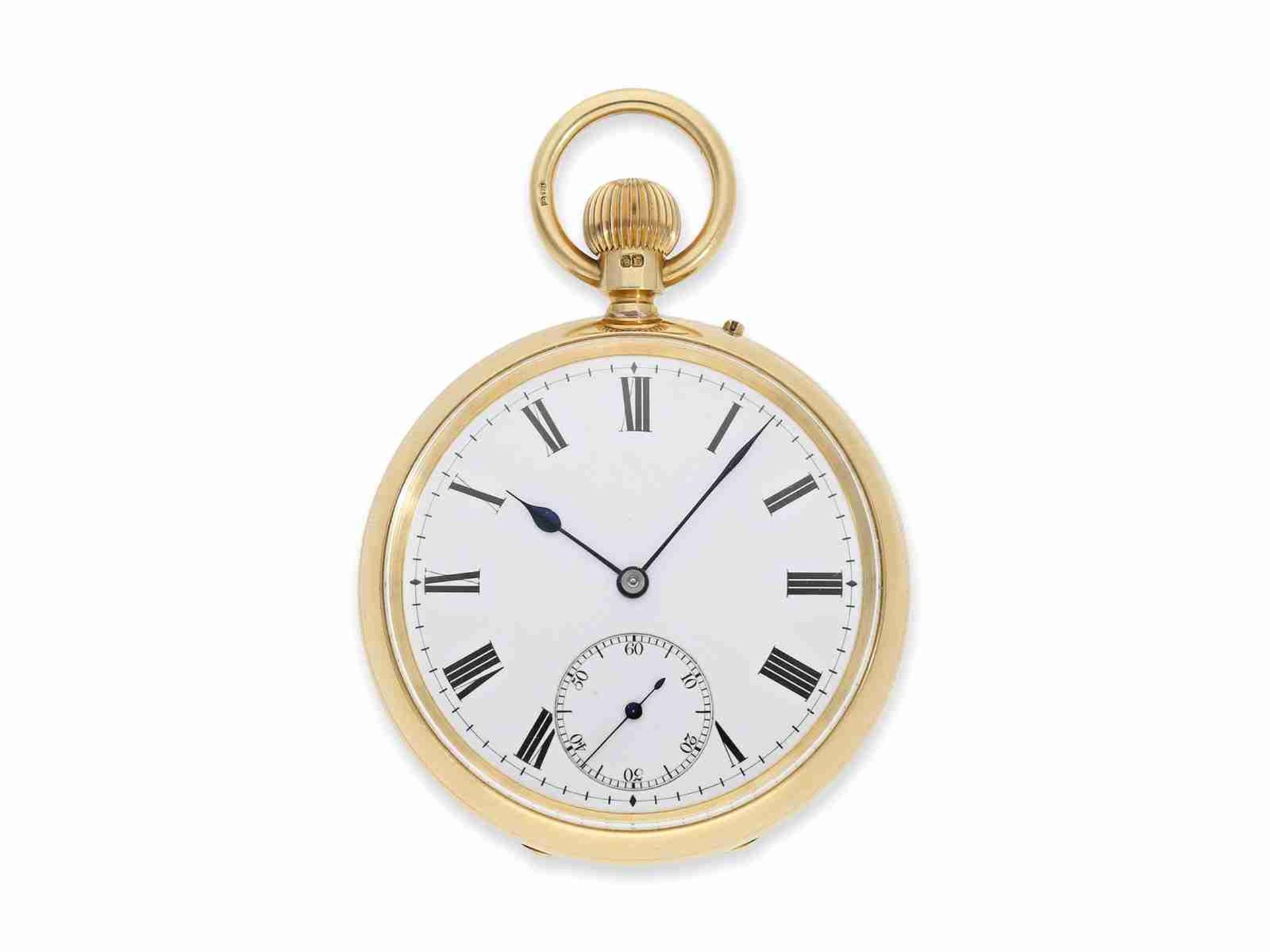 Taschenuhr: exquisite englische Präzisionstaschenuhr, Chronometermacher der Admiralität Usher & Cole