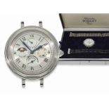 Armbanduhr: Genfer Chronometer "Forget" Ref. H001 mit sämtlichen Papieren inklusive Chronometerzerti