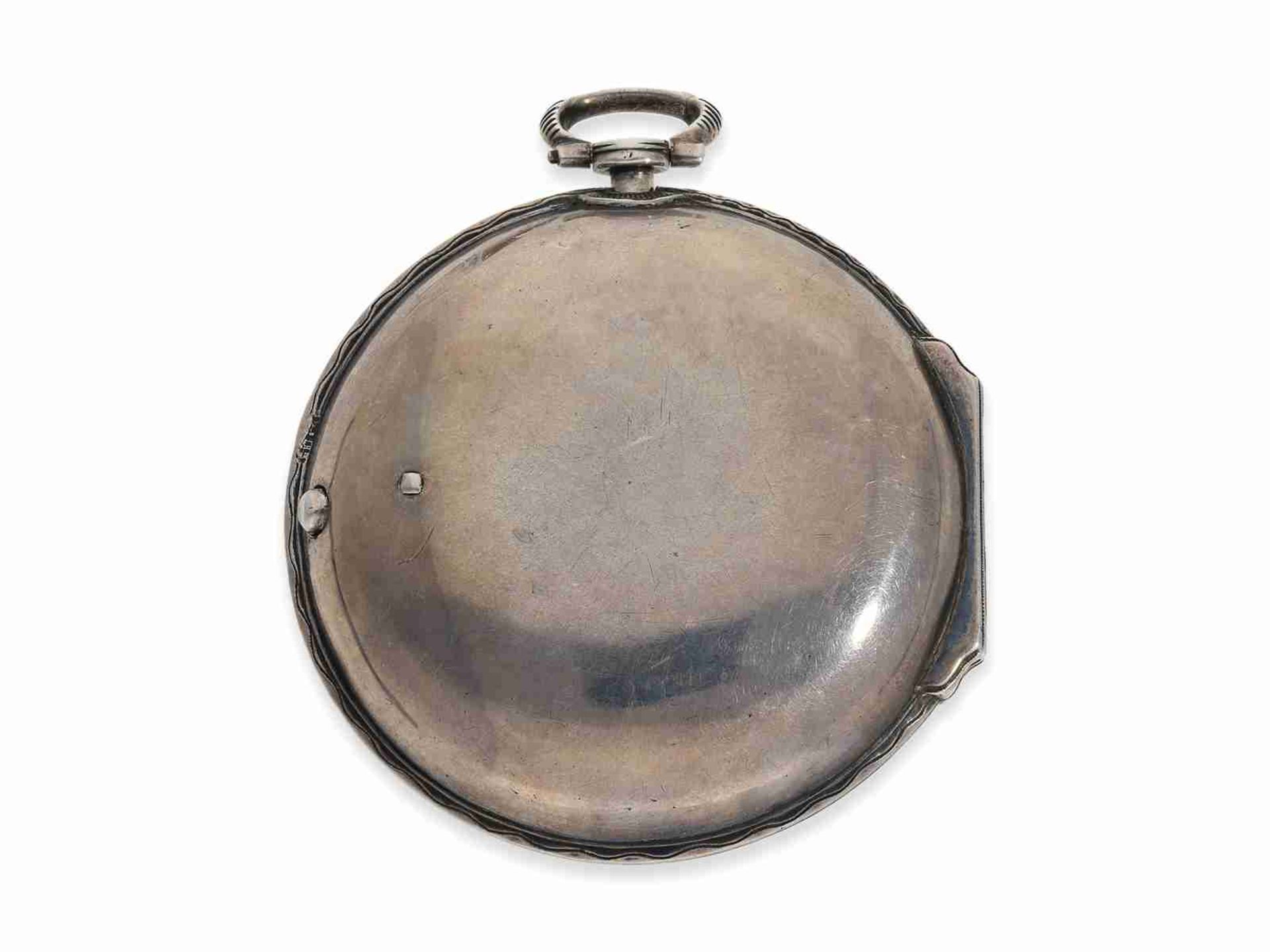 Taschenuhr: osmanische Taschenuhr mit 4 Gehäusen, musealer Zustand mit Kette, Schlüssel und Schatull - Bild 8 aus 11