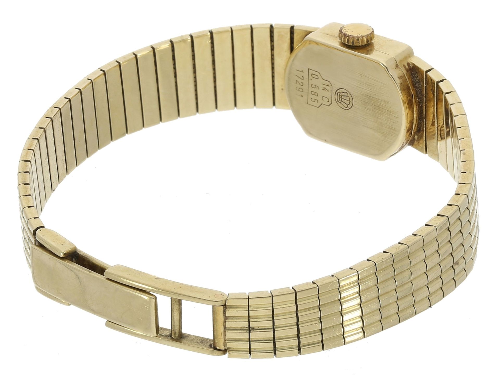 Armbanduhr: goldene vintage Damenuhr der Marke Ebel - Bild 2 aus 2