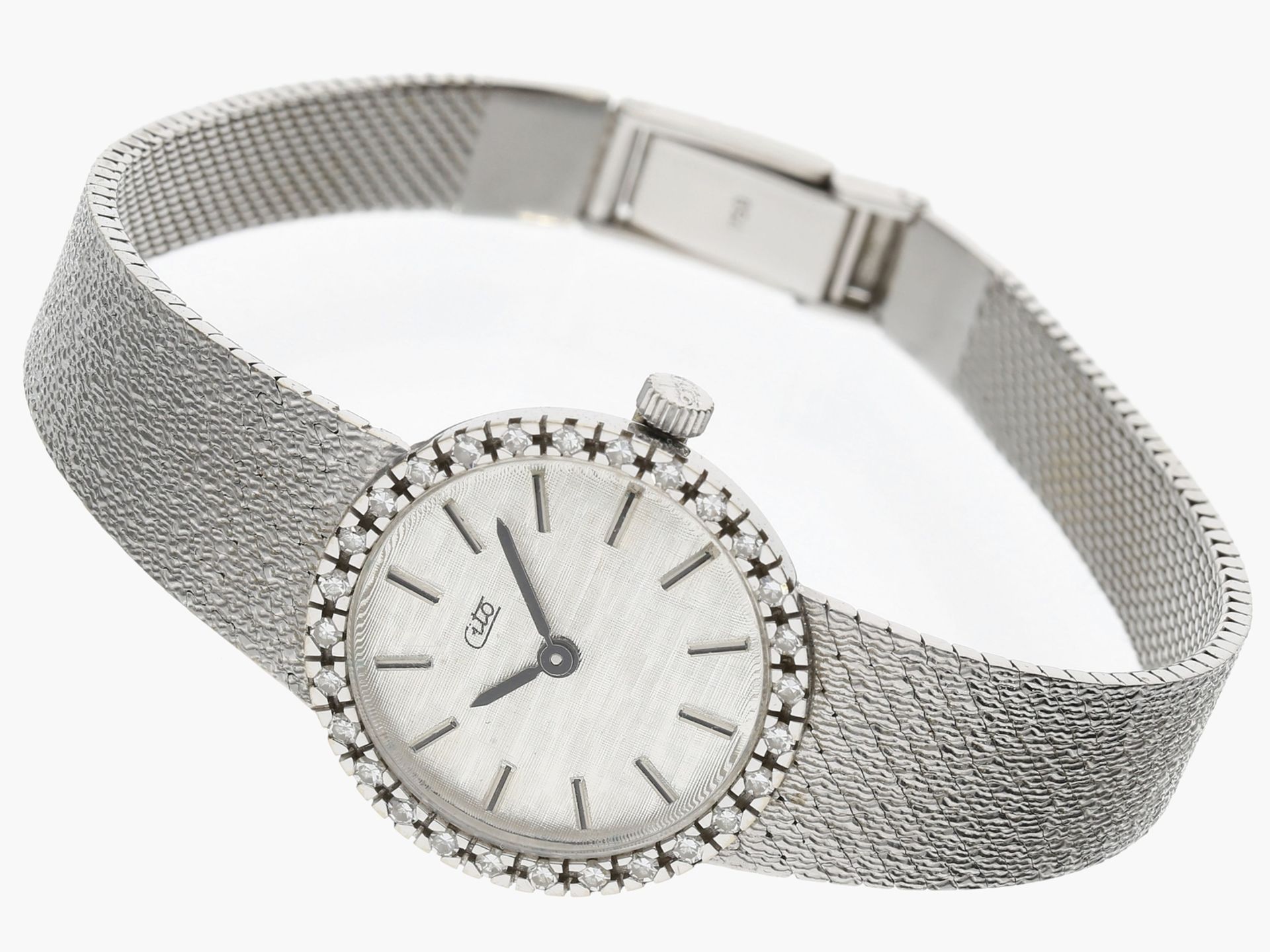 Armbanduhr: attraktive vintage Schmuckuhr, signiert Cito, 18K Gold