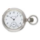 Taschenuhr: extrem schweres Schweizer Wippenchronometer für den amerikanischen Markt, ca.1890