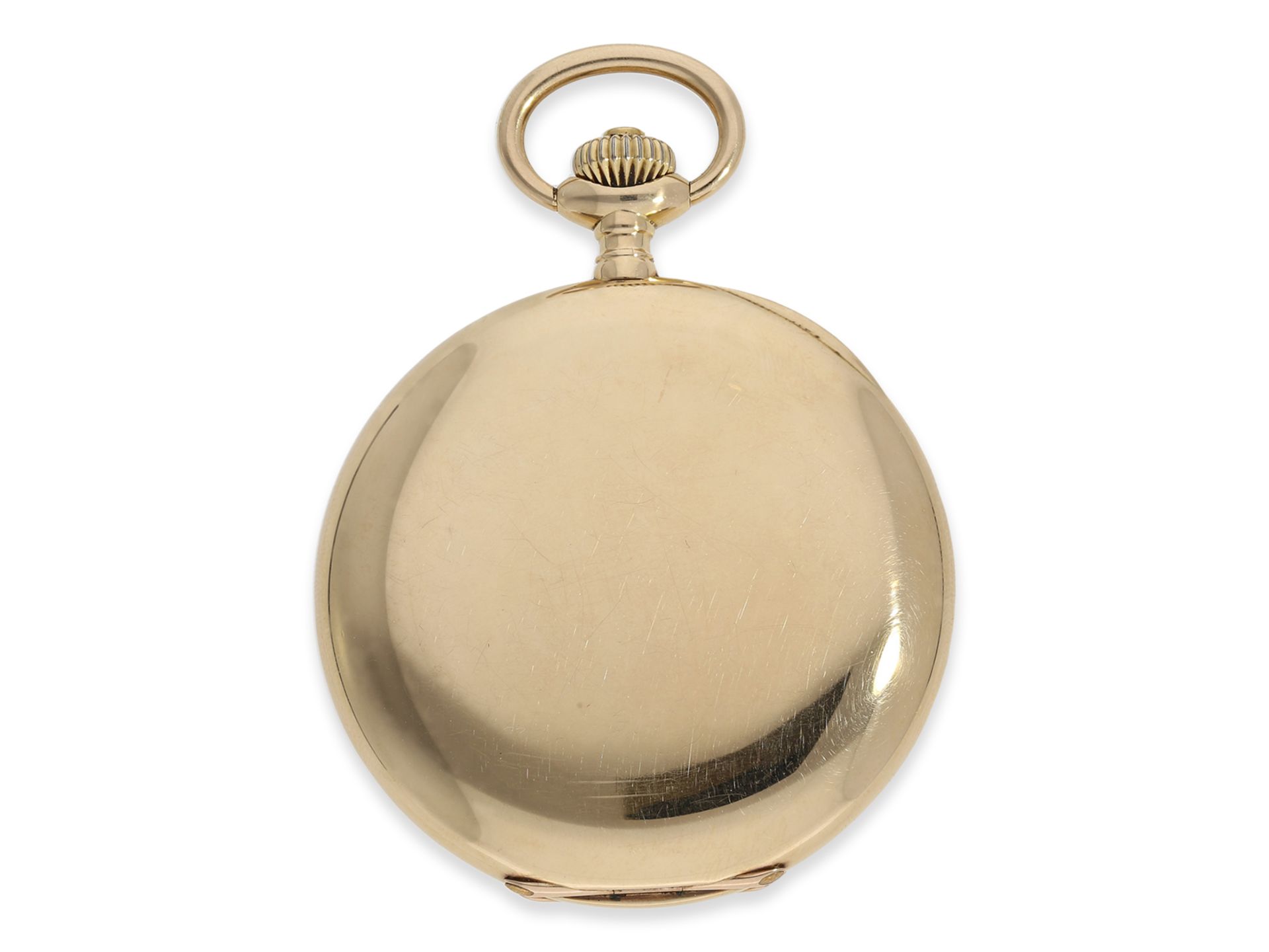 Pocket Watch: very fine precision pocket watch by Ulysse Nardin with original papers from 1913 - Image 7 of 8