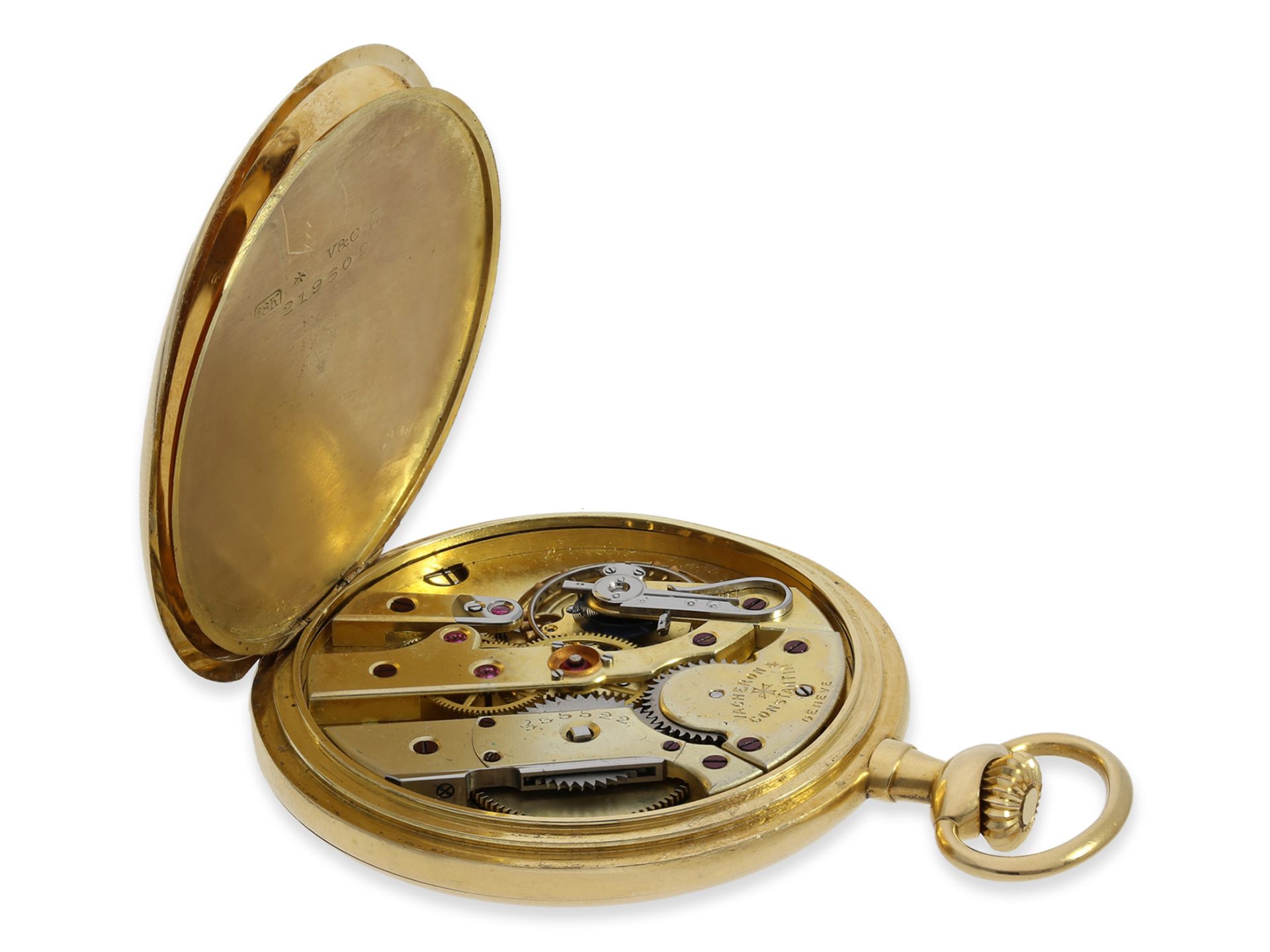 Taschenuhr: feine Vacheron & Constantin Herrentaschenuhr, um 1900 - Bild 4 aus 6