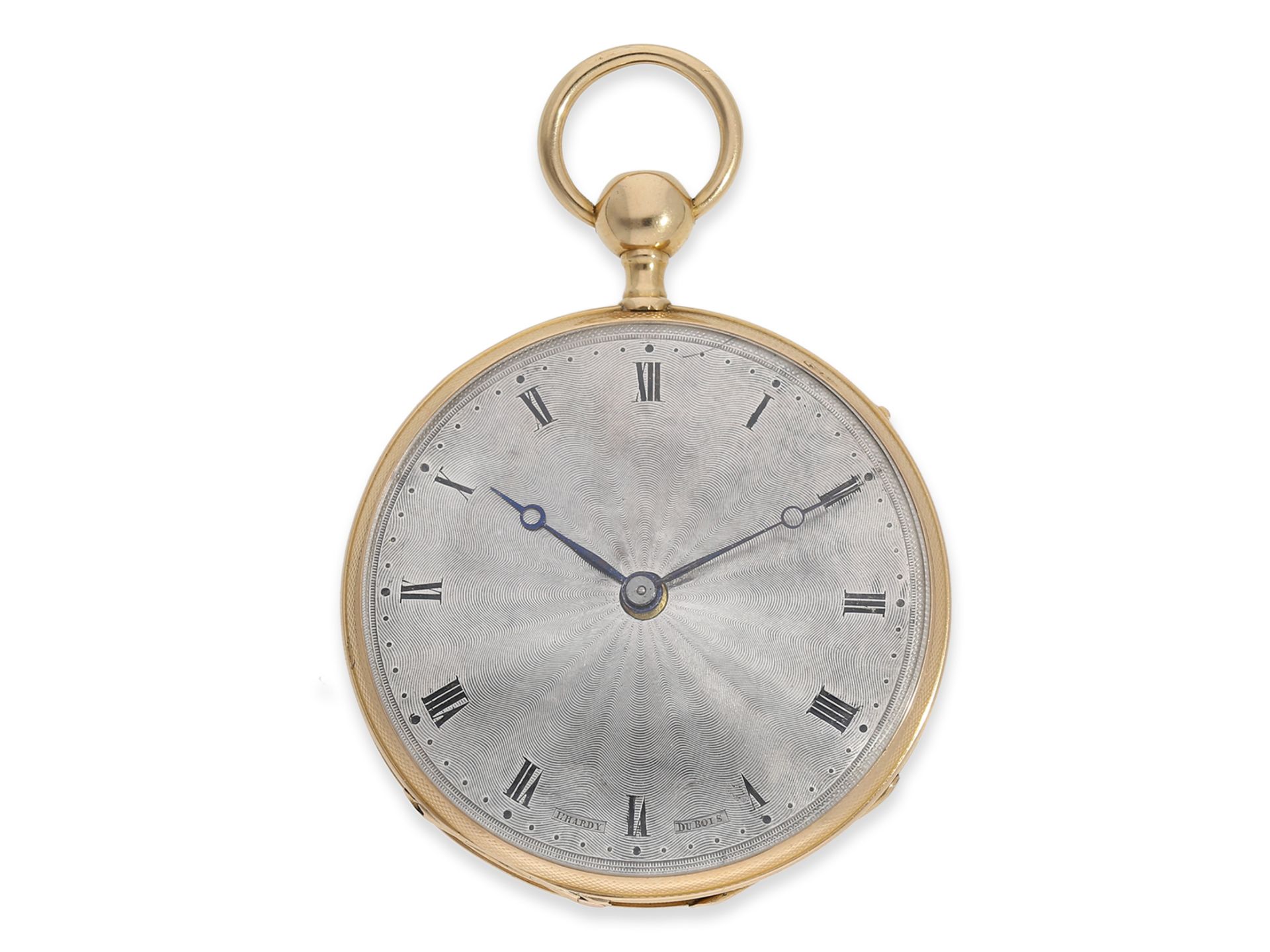 Taschenuhr: feine Zylinderuhr mit Repetition, L'Hardy Dubois, ca.1820