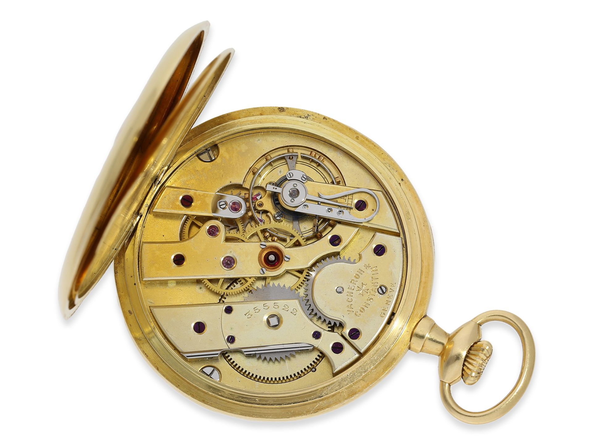 Taschenuhr: feine Vacheron & Constantin Herrentaschenuhr, um 1900 - Bild 2 aus 6