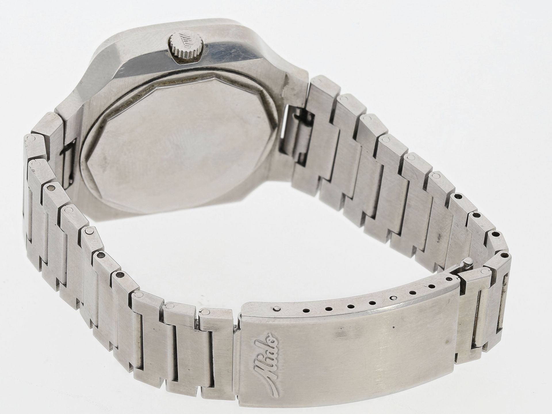 Armbanduhr: seltene Version einer vintage Mido Ocean Star " COMMANDER MODEL Ref. 9519", mit Original - Image 2 of 2