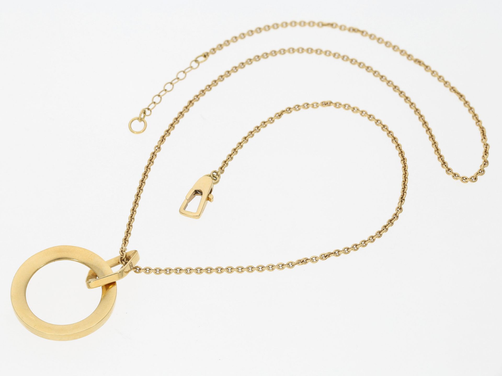 Kette/Collier: modernes Jette Jopp Designercollier aus 18K Gelbgold