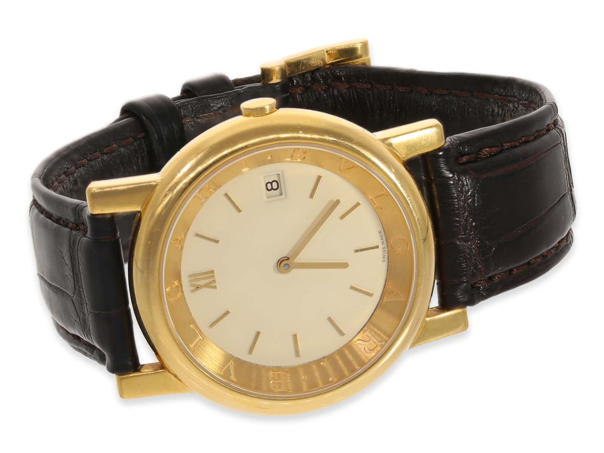 Wrist watch: luxury Bvlgari Anifiteatro 18K gold, reference AT 35GL - Image 4 of 4