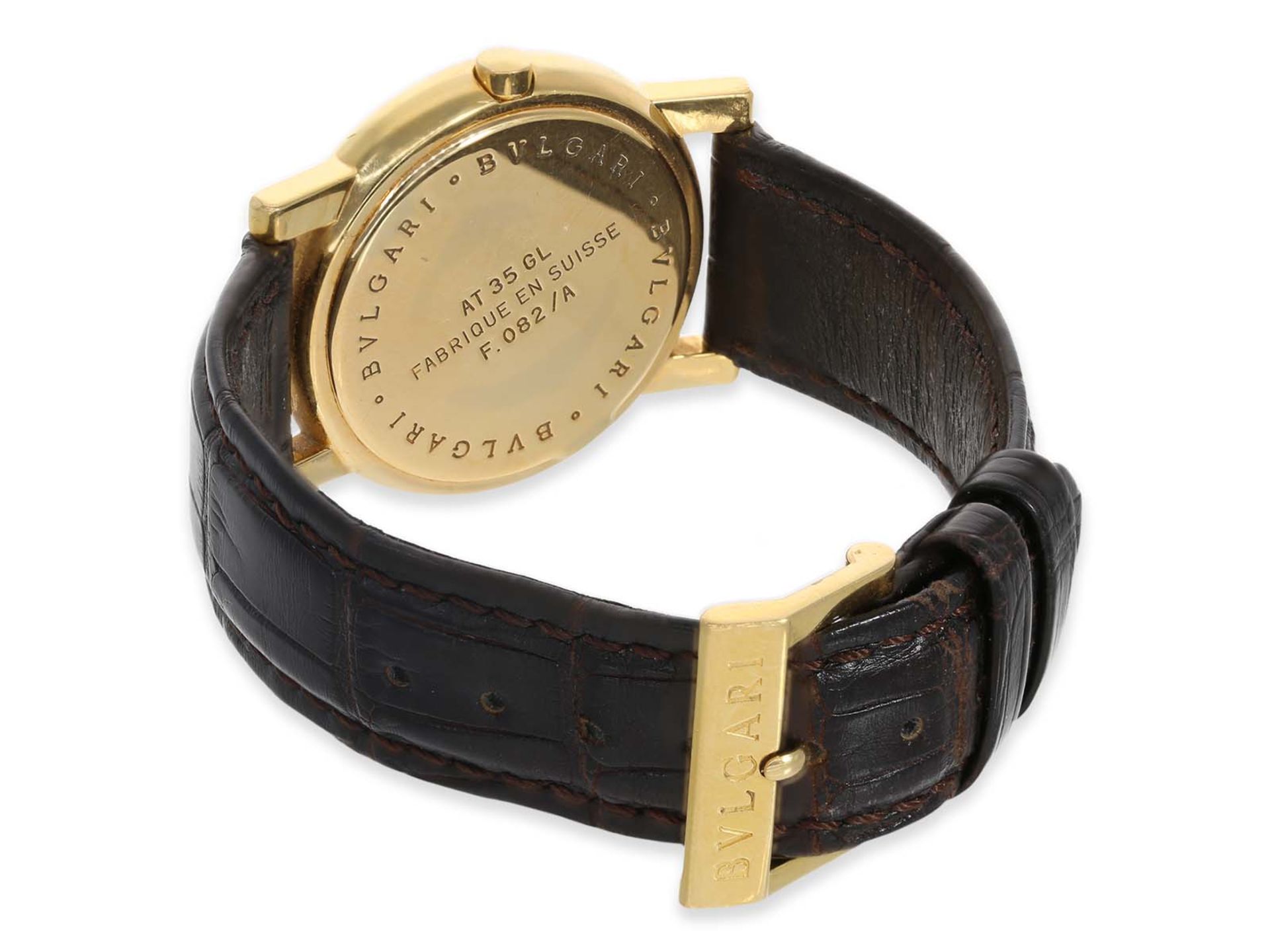 Wrist watch: luxury Bvlgari Anifiteatro 18K gold, reference AT 35GL - Image 3 of 4