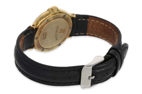 Armbanduhr: elegante goldene Damenuhr Hublot "MDM", Ref. 1391.3 - Bild 2 aus 3