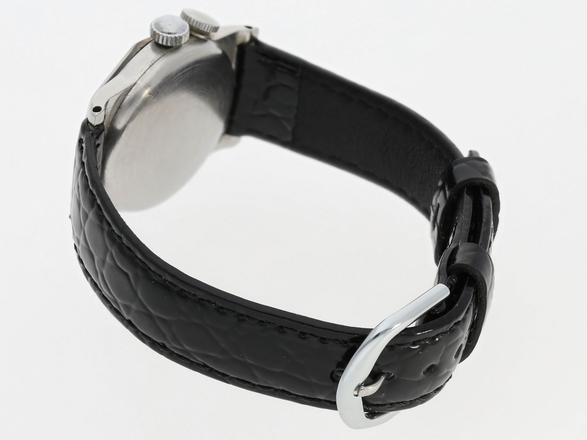 Armbanduhr: seltene Longines Weems mit Zentralsekunde, vermutlich 40er-Jahre - Bild 2 aus 2