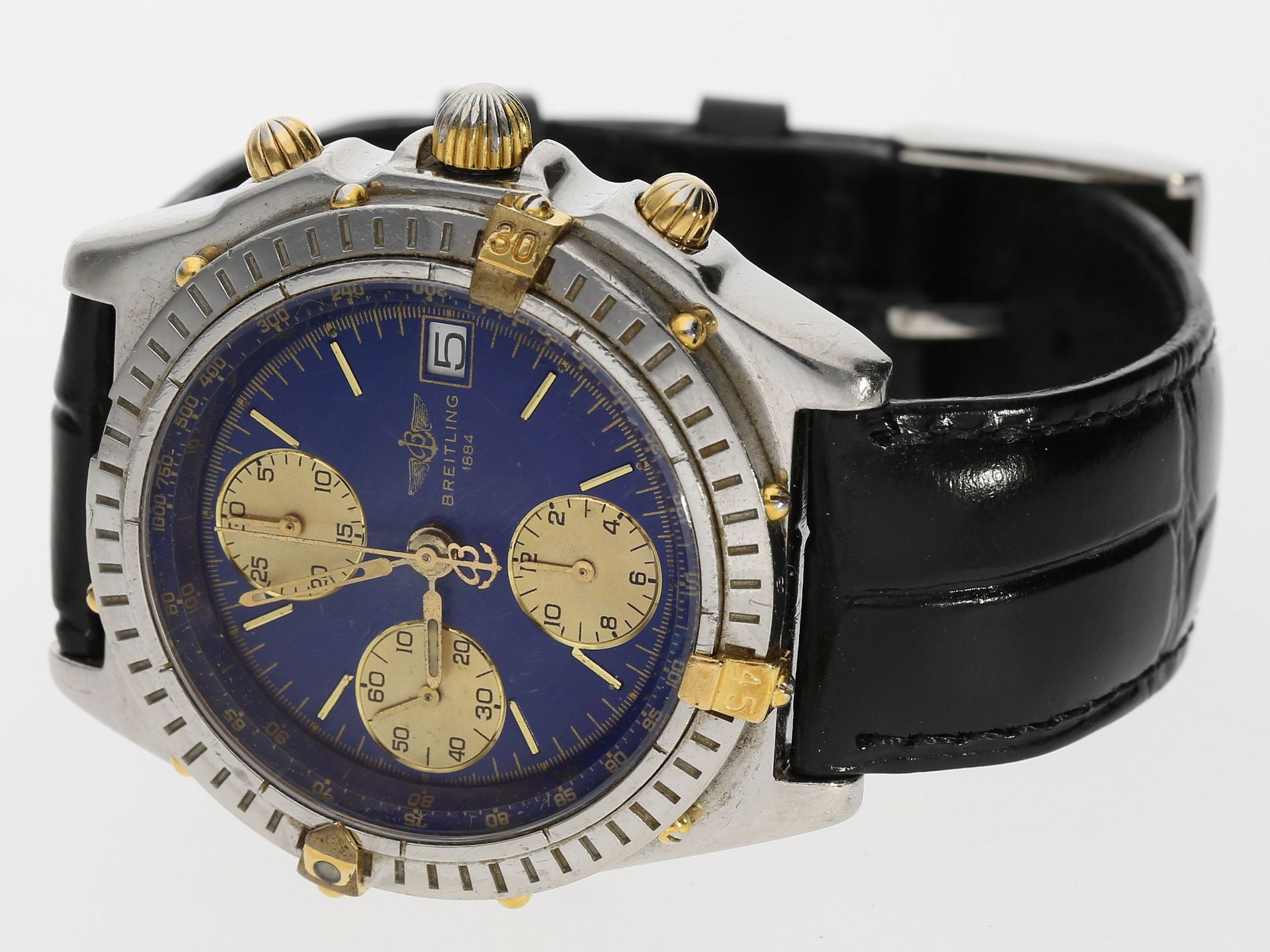 Armbanduhr: Breitling Chronograph Referenz B13050 - Bild 2 aus 3