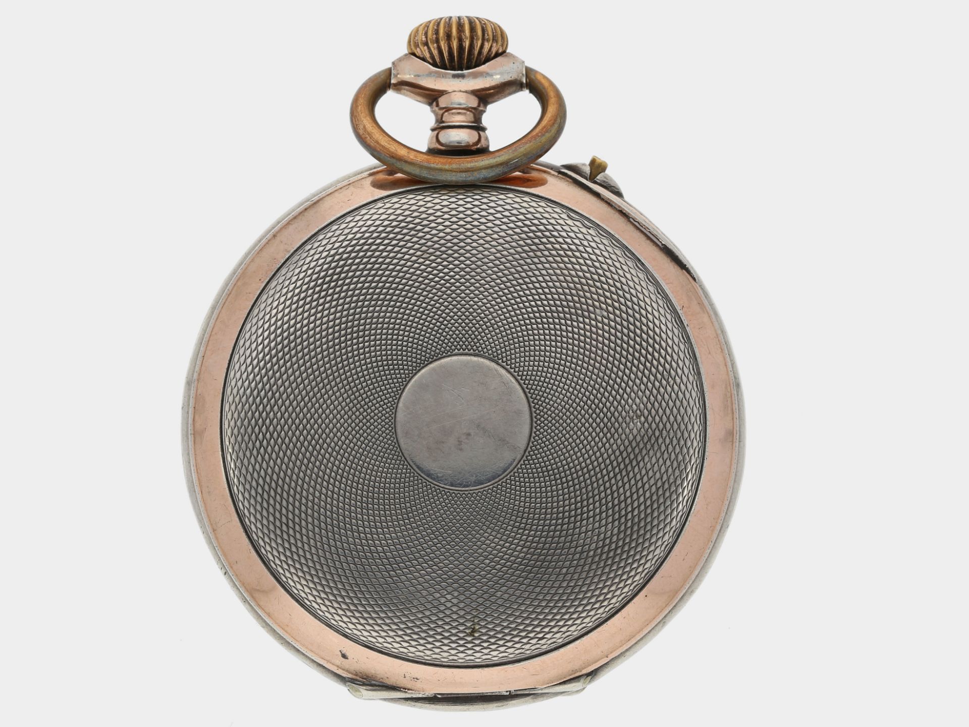 Taschenuhr: komplizierte astronomische Taschenuhr mit Vollkalender und Mondphase, Roskopf ca. 1900 - Bild 2 aus 4