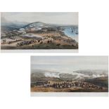 Lithografen des 19. Jahrhunderts- "Panorama du Siège de Sébastopol" - - "Panorama de la Bat