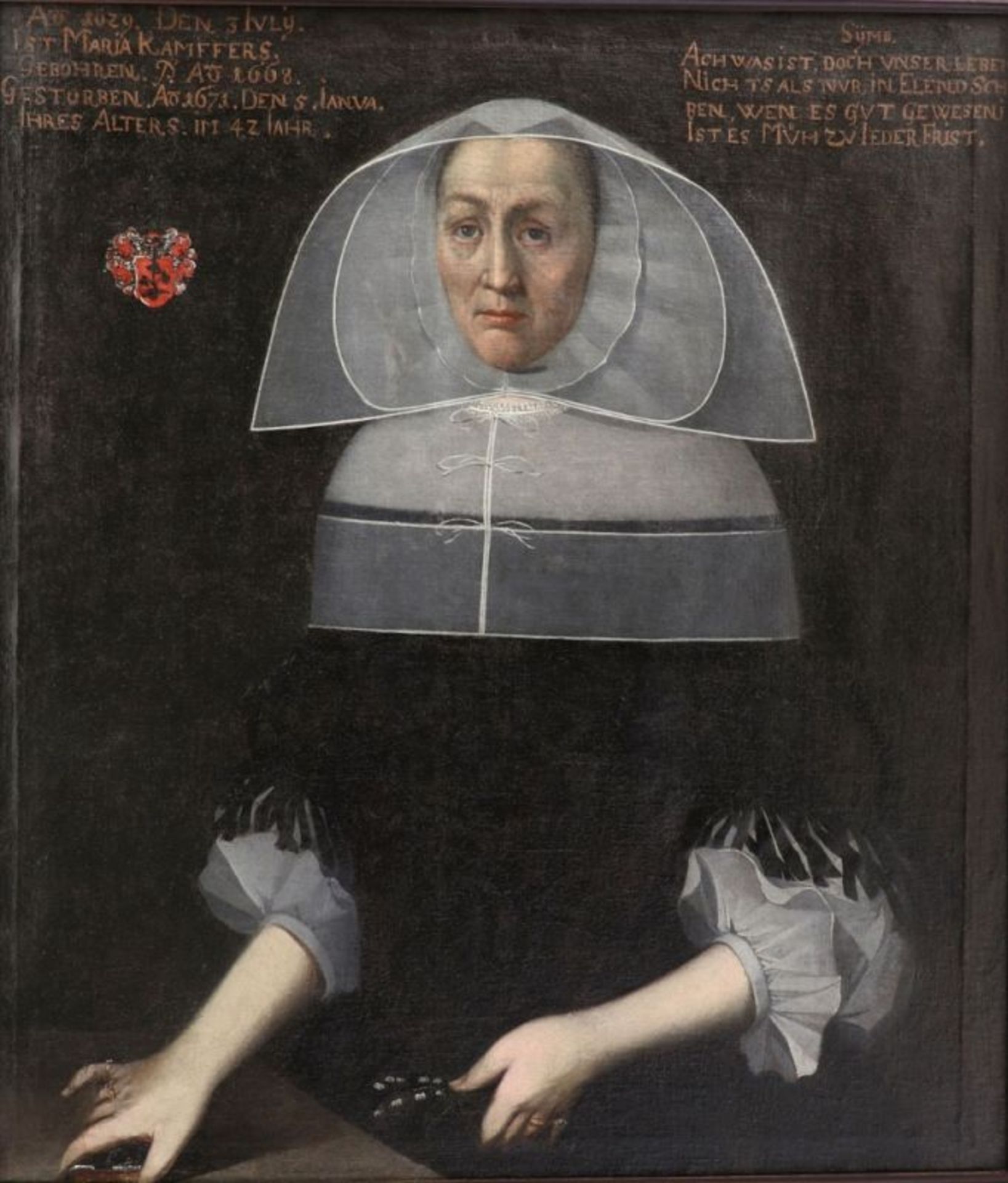 Meister des 17. Jahrhundertsin flämischer Tradition - Bürgerporträt der Eheleute: Gravenho - Bild 3 aus 13