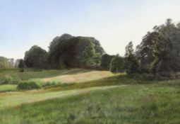 George Henri Boughton 1833 Norwich - 1905 London - Englische Sommerlandschaft - Öl/Lwd. 84 x