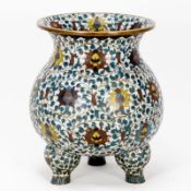 Weihrauchbrenner China, Qing-Dynastie. Cloisonné. H. 23,3 cm. D. Mündung 17,3 cm. Normale,