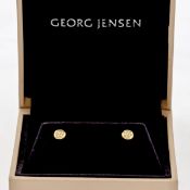 GEORG JENSEN - Paar Ohrstecker Fa. Georg Jensen, Dänemark. Kopenhagen um 2015. Modell: Auror