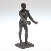 Wohl italienischer Künstler des 16. Jahrhunderts - Männlicher Akt (Herkules?) - Bronze. Sch