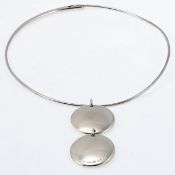 GEORG JENSEN - Collier Fa. Georg Jensen, Dänemark. Kopenhagen ca. 2004. Entwurf: Jaqueline R