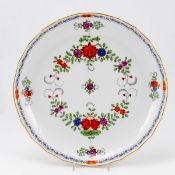 Kuchenschale Staatliche Porzellan Manufaktur, Meissen 1972-1980. - Indische Blumenmalerei (45