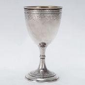 Becher Atkin Brothers/Sheffield/England, um 1732/33. 925er Silber. Punzen: Herst.-Marke, Stad