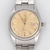 Rolex - Armbanduhr - Vintage von 1945 Fa. Rolex, Swiss. Modell: Oyster Perpetual Date. Edelst